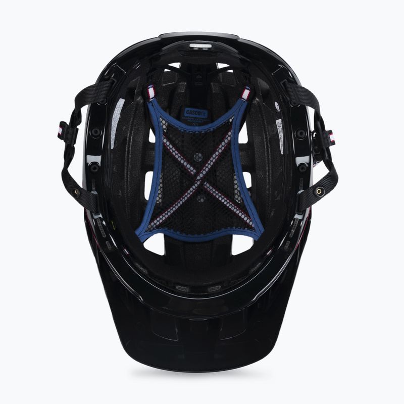 Cyklistická přilba CASCO MTBE 2 černá/červená 04.1325 5