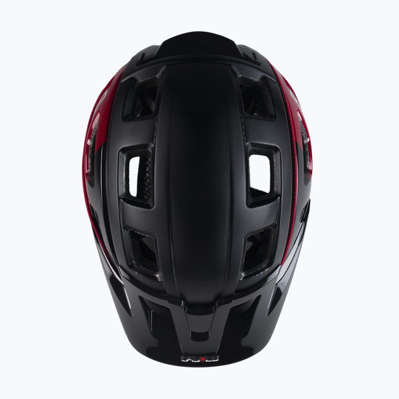 Cyklistická přilba CASCO MTBE 2 černá/červená 04.1325 6