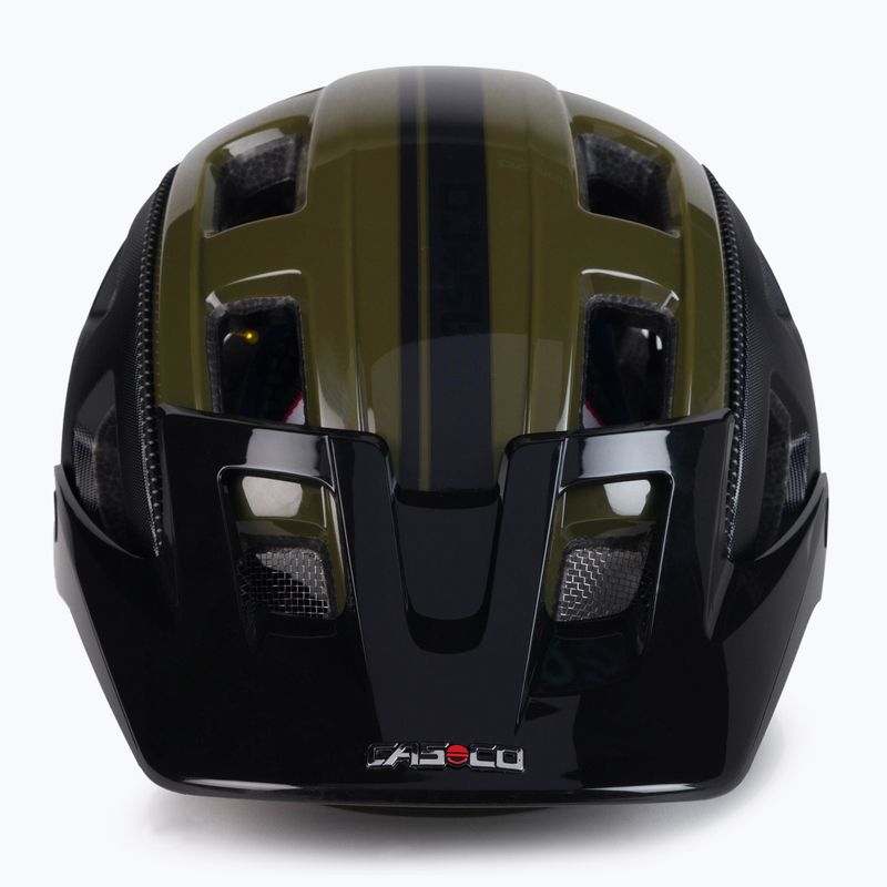 Cyklistická přilba CASCO MTBE 2 černá/zelená 04.1345 2