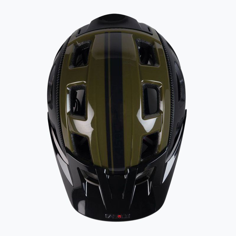 Cyklistická přilba CASCO MTBE 2 černá/zelená 04.1345 6