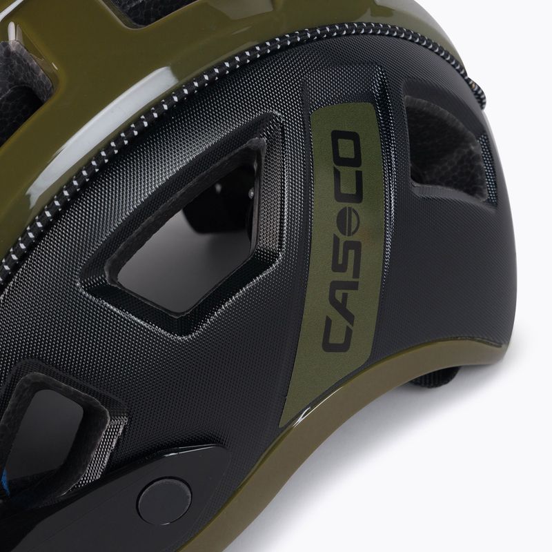 Cyklistická přilba CASCO MTBE 2 černá/zelená 04.1345 7