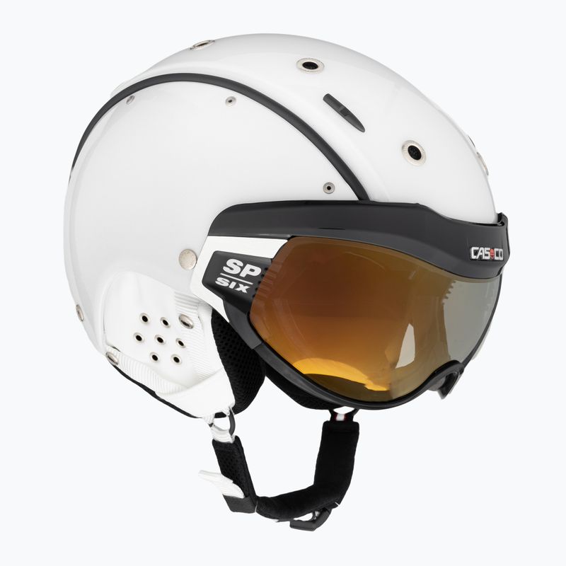 Lyžařská přilba CASCO SP-6 Visorb White 07.2578