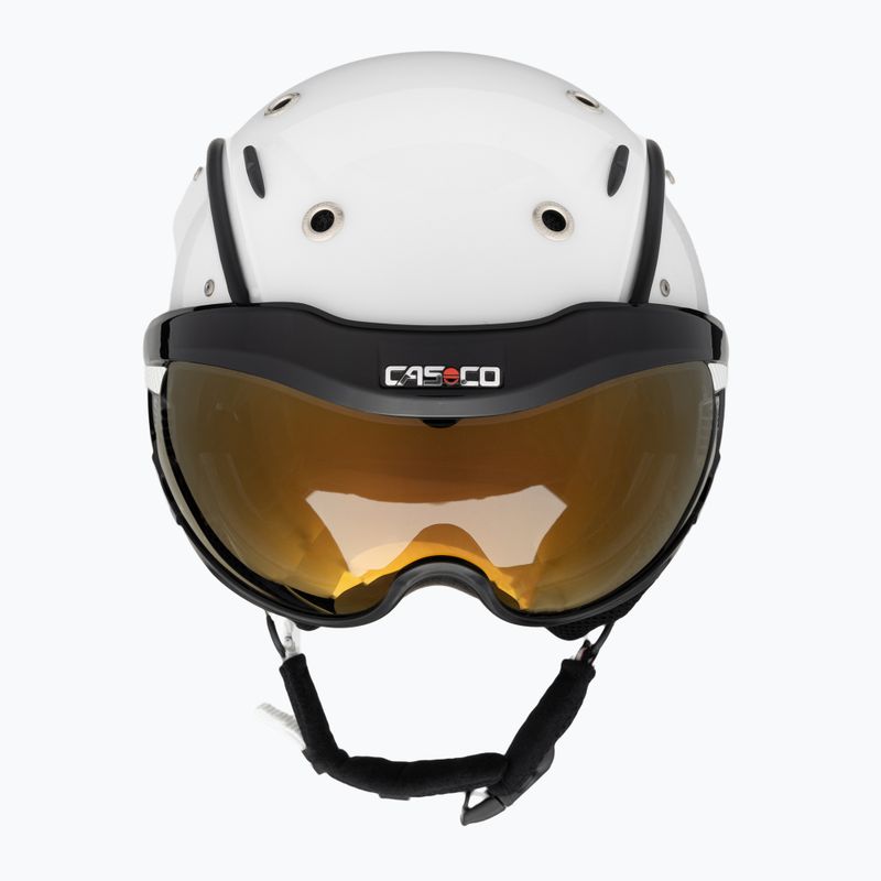 Lyžařská přilba CASCO SP-6 Visorb White 07.2578 2