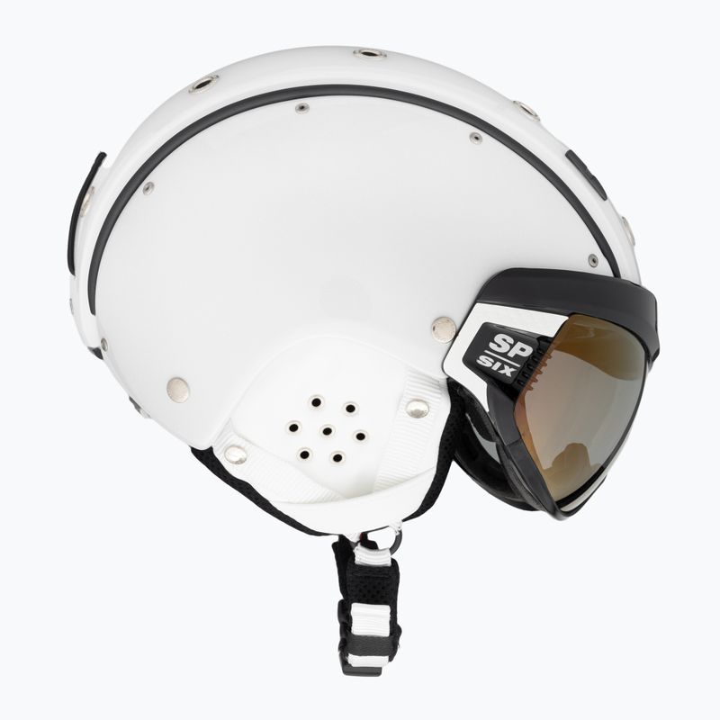 Lyžařská přilba CASCO SP-6 Visorb White 07.2578 4