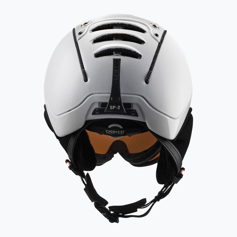 Lyžařská přilba CASCO SP-2 Carbonic Visor bílá 07.3737 3