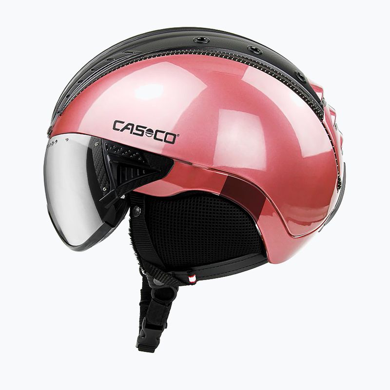 Lyžařská přilba CASCO SP-2 Carbonic Visor pink 07.3736 7