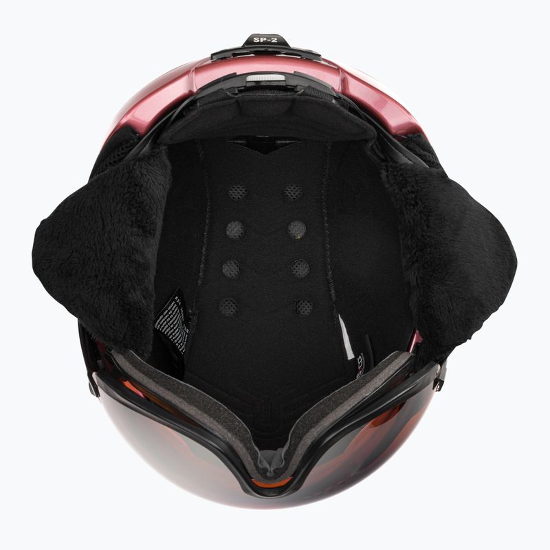 Lyžařská přilba CASCO SP-2 Carbonic Visor pink 07.3736 5