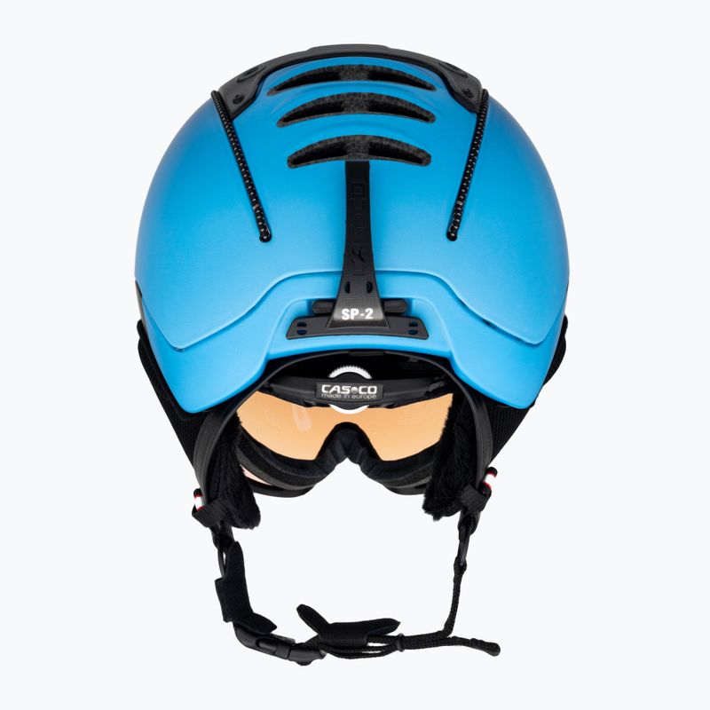 Lyžařská helma CASCO SP-2 Photomatic Visor strustured celestial gradient matte 3