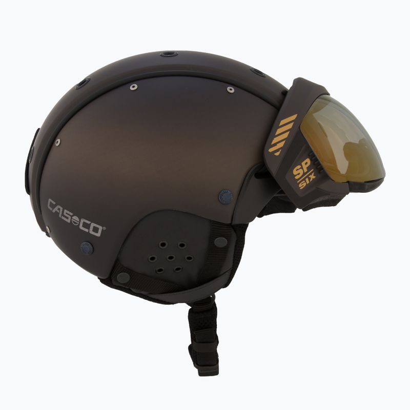 Lyžařská helma  CASCO SP-6 Visor brown gradient 6