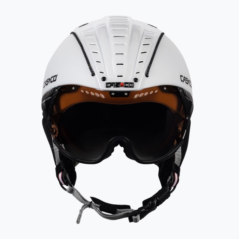 Lyžařská helma CASCO SP-2 Visier bílá 07.3707 2
