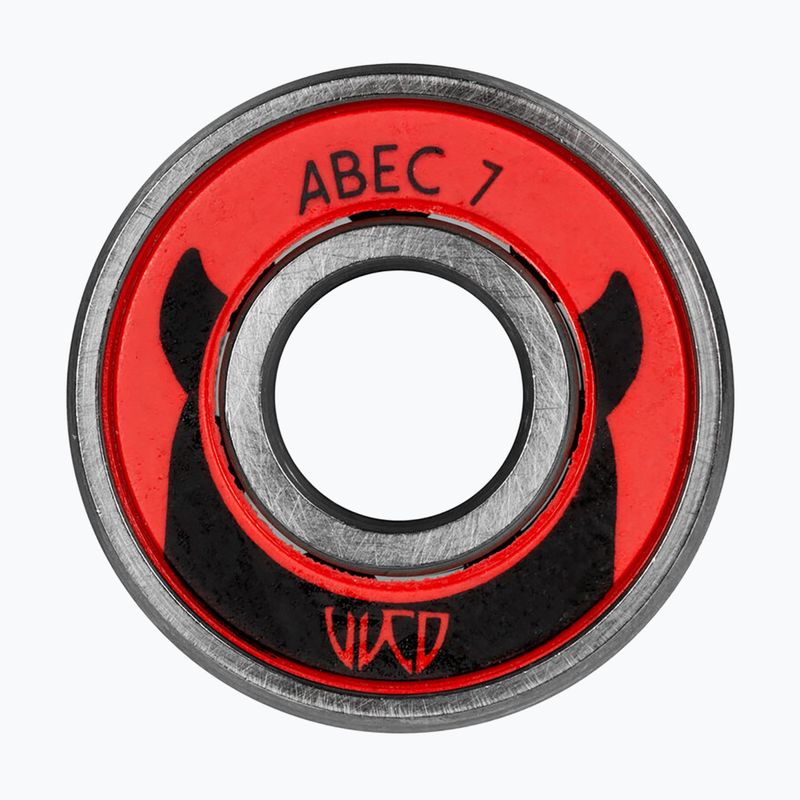 Ložiska WICKED ABEC 7 v balení 8 kusů červených/černých ložisek 310031 2