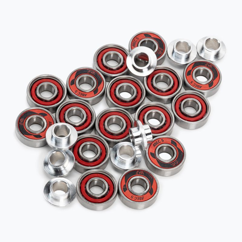 Powerslide PS One Spacer/Bearings kolečka pro kolečkové brusle 8 ks. 90mm/82A bílá 905304 3