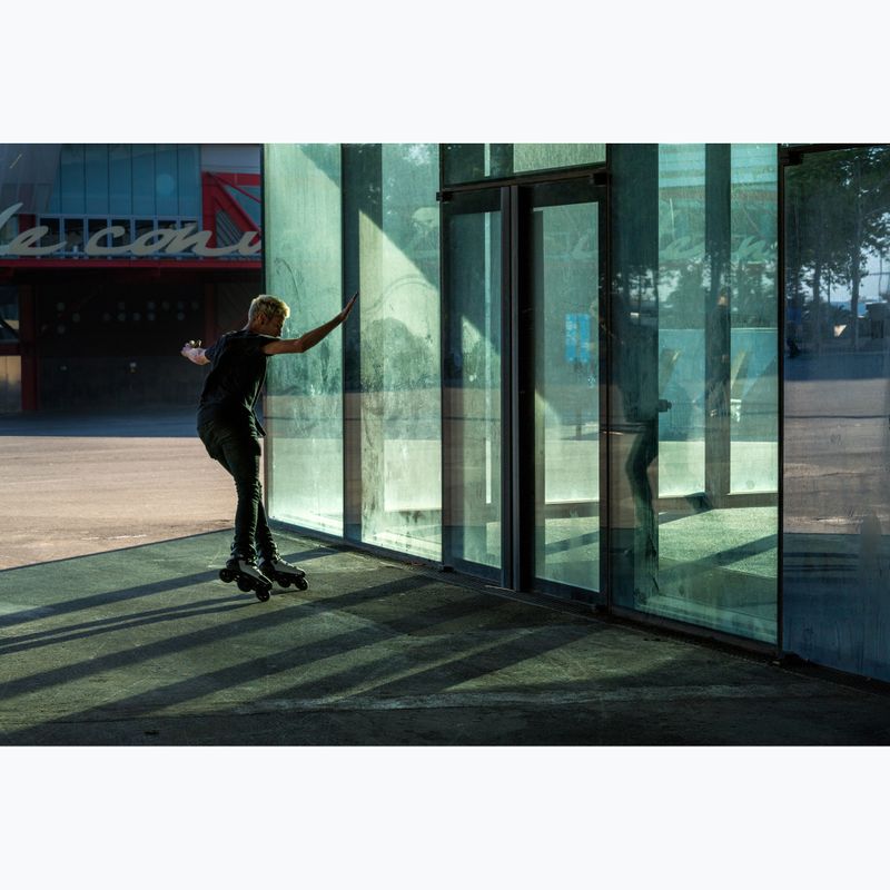 Kolečkové brusle Powerslide Tau 90 black/white 10