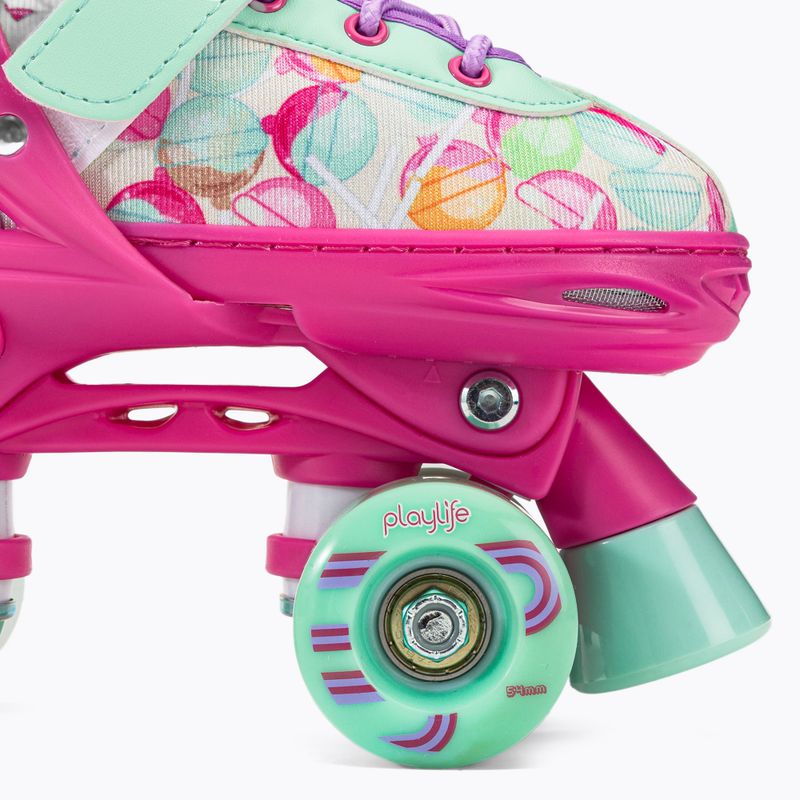 Playlife Dětské barevné kolečkové brusle Lollipop 880235 7