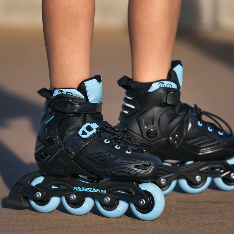 Dětské kartáče Powerslide Khaan Junior LTD černo-modré 940660 8