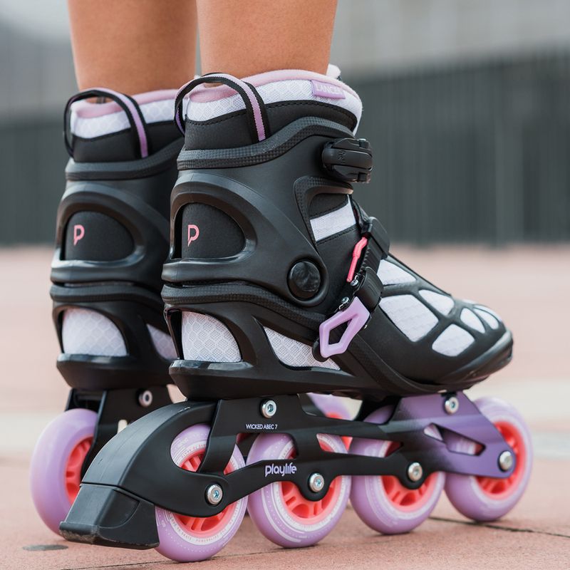 Dámské in-line brusle Playlife Lancer 84 black violet 880274 2