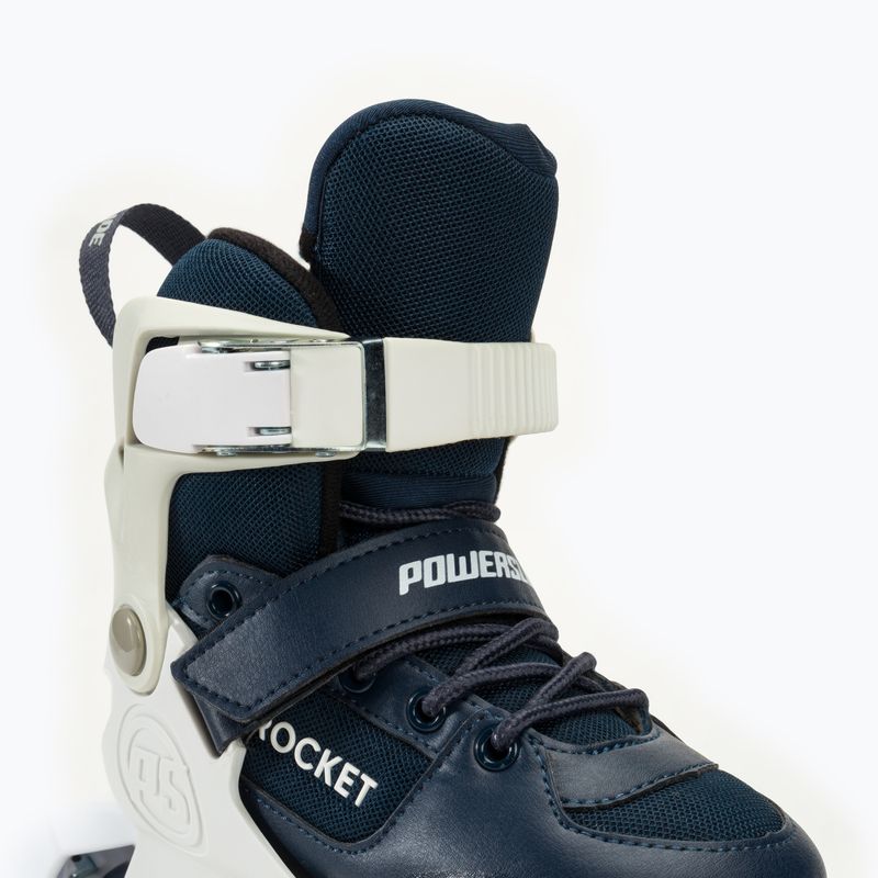 Dětské kolečkové brusle Powerslide Rocket white/navy blue 5