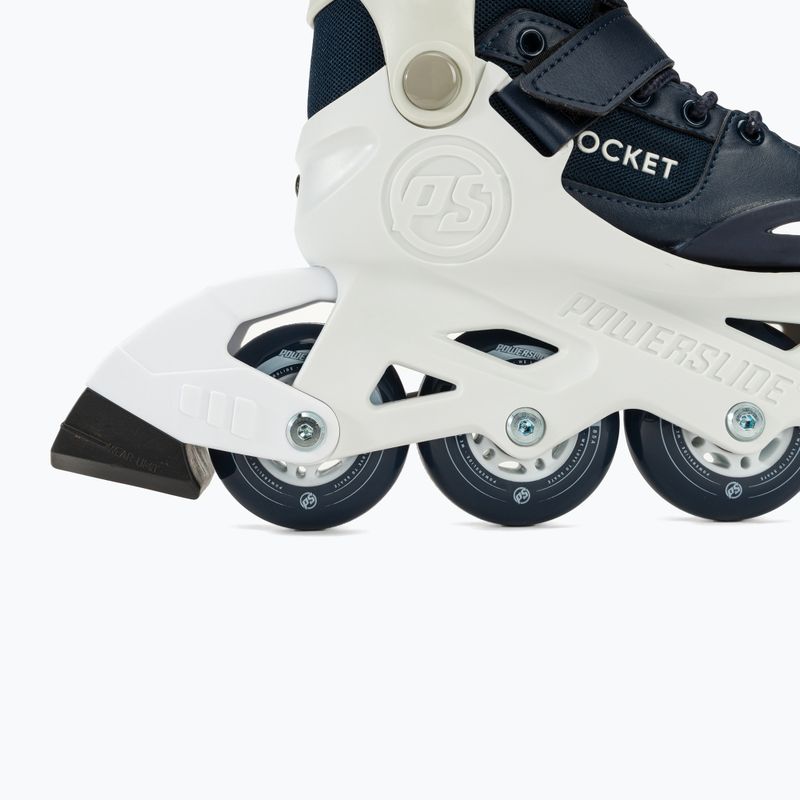 Dětské kolečkové brusle Powerslide Rocket white/navy blue 7