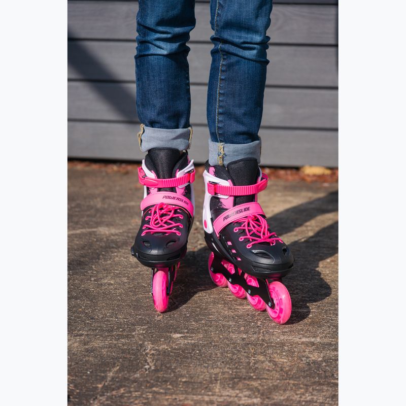 Dětské kolečkové brusle Powerslide Khaan SQD Jr pink 7