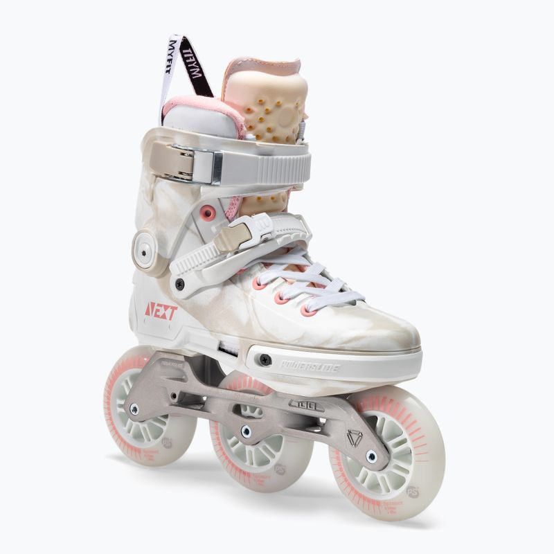 Dámské brusle Powerslide Next Marble 100 pink 908405