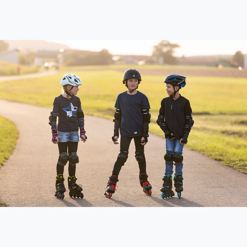 Dětské kolečkové brusle s chrániči Playlife Joker Combo Jr blue sky 10