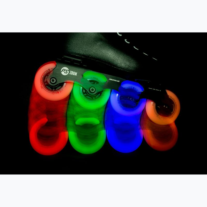 Kolečka Powerslide Neons 80 mm/85A 4 ks červená. 5