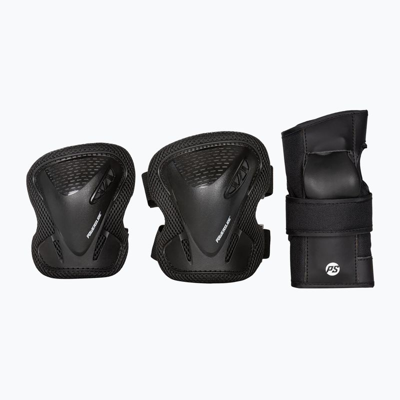 Komplet dětských chráničů Powerslide Basic Adult black 2