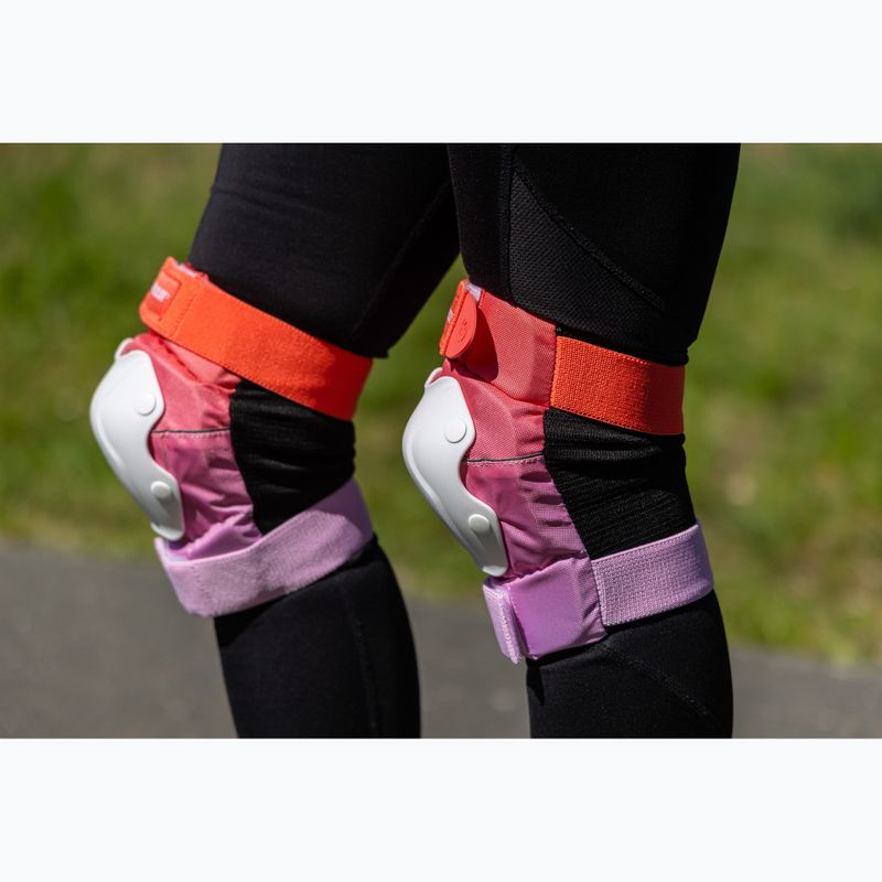 Sada chráničů Powerslide Standard Set red/pink 7