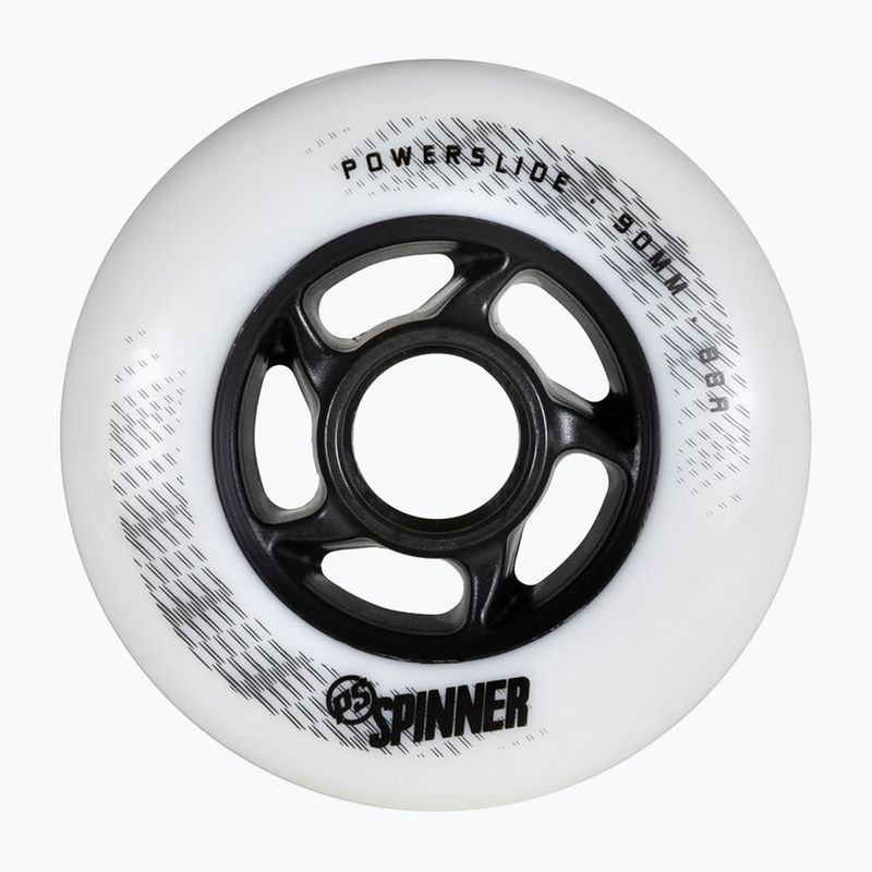 Kolečka Powerslide Spinner rollerblade 4 ks bílá 905442