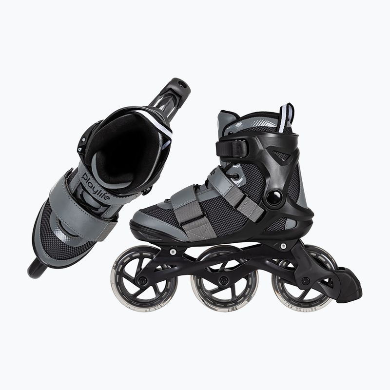 Pánské kolečkové brusle Playlife GT 110 black/grey 6