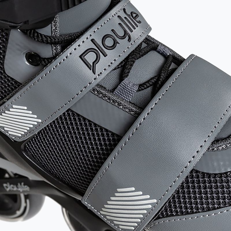 Pánské kolečkové brusle Playlife GT 110 black/grey 7