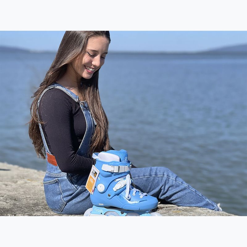 Kolečkové brusle Powerslide Storm Nicoly Pro blue 15