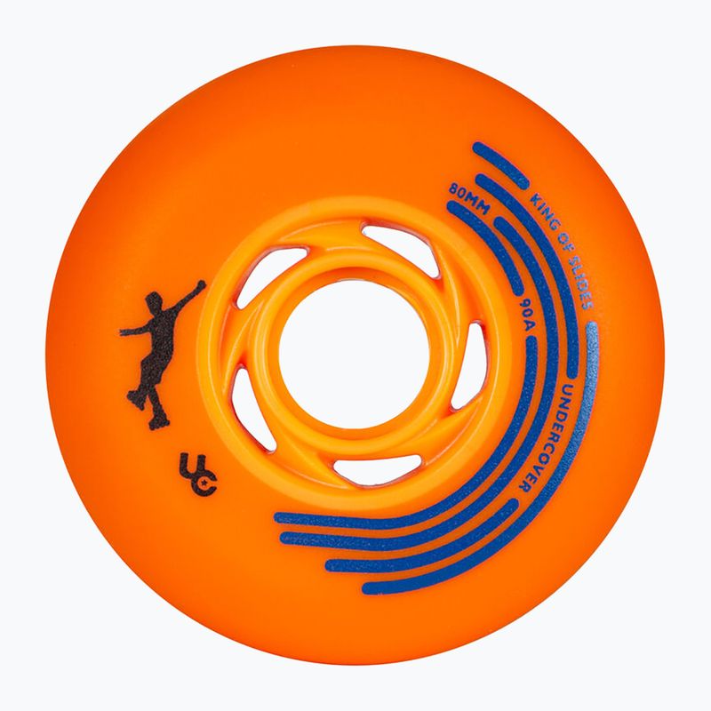 KolečkaUNDERCOVER WHEELS King of Slides 80 mm/90A 4 ks orange