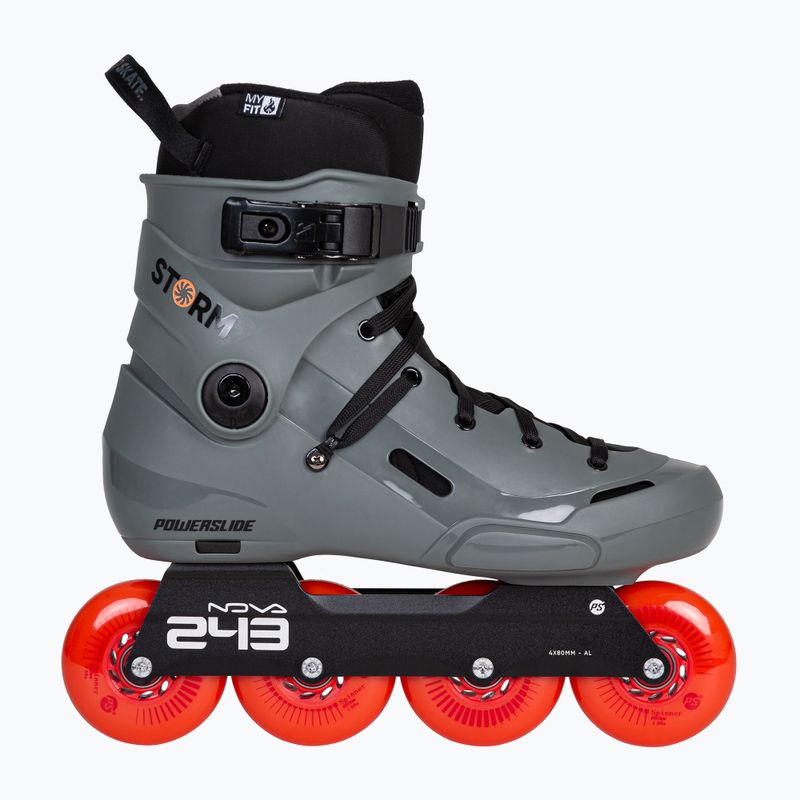Kolečka Powerslide Storm Meteor 80 dark grey 2