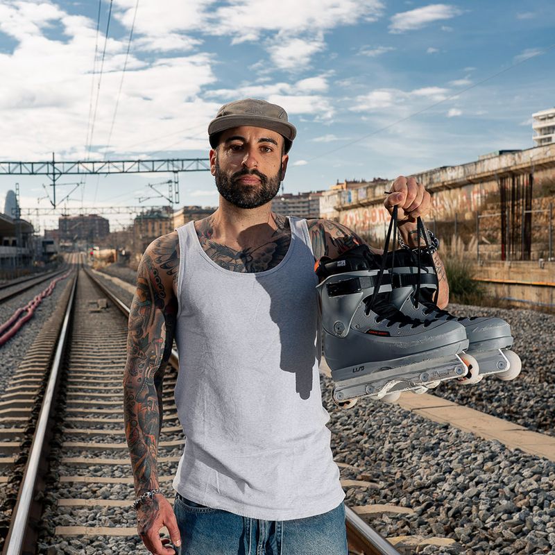 Kolečkové brusle USD Sway Carlos Bernal grey 11