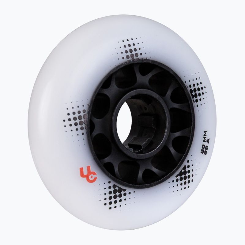 Kolečka na inline brusle UNDERCOVER WHEELS Team Pro 80 mm/88A 4 pcs. white 4