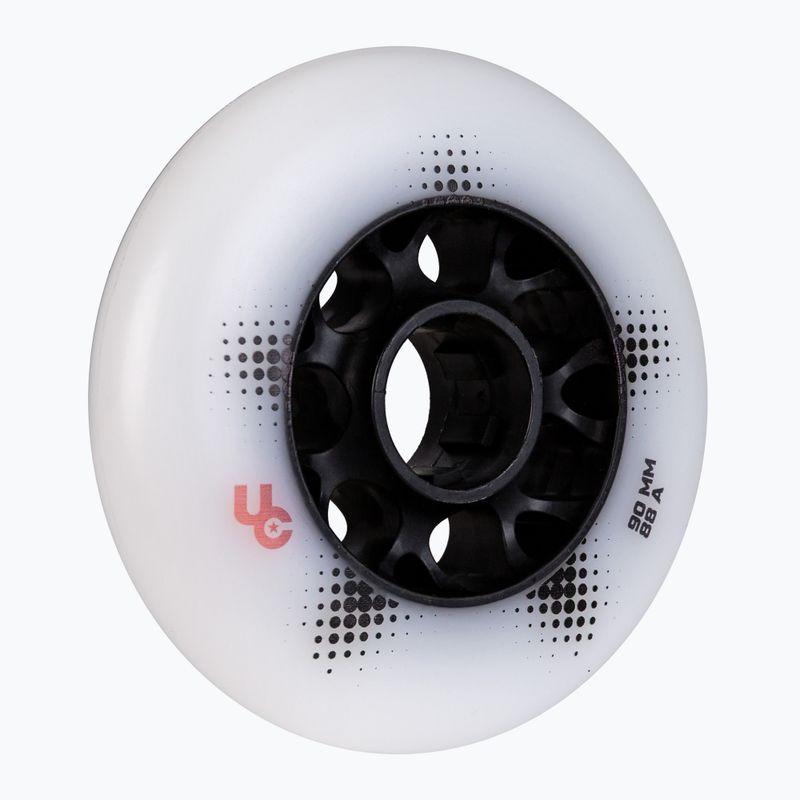 Kolečka na inline brusle UNDERCOVER WHEELS Team Pro 90 mm/88A 4 pcs. white 4