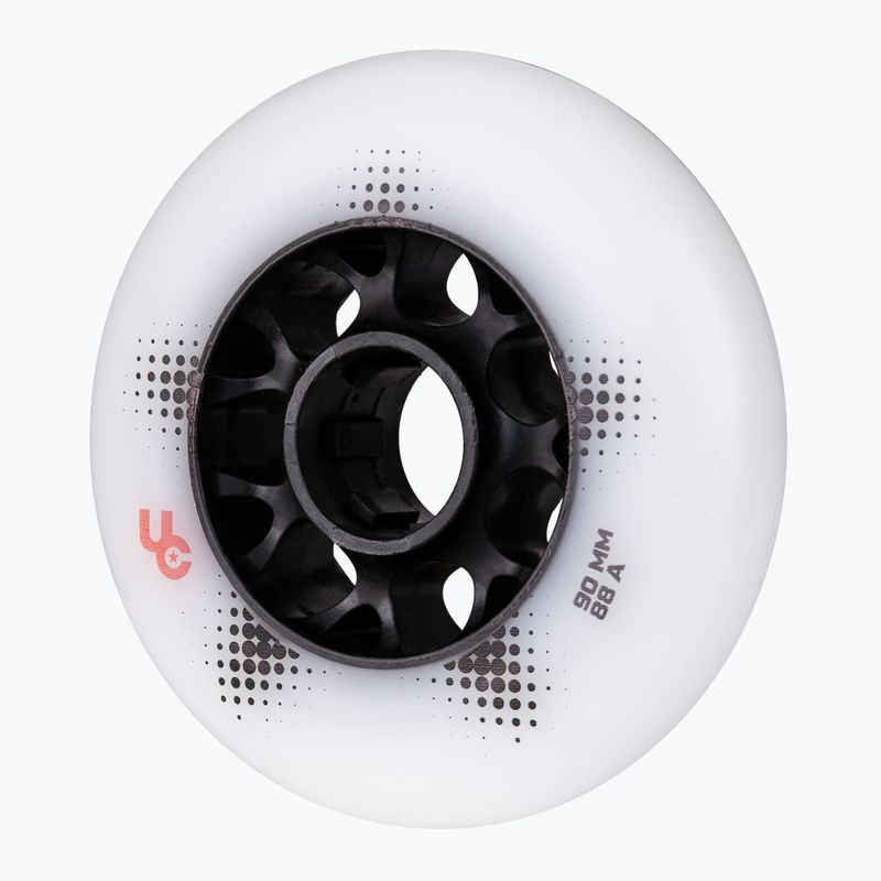 Kolečka na inline brusle UNDERCOVER WHEELS Team Pro 90 mm/88A 4 pcs. white 5
