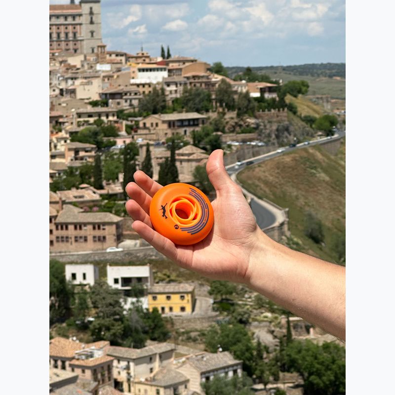 Kolečka na inline brusle Powerslide King of Slides 4 pcs 76 mm/90A orange/orange 6
