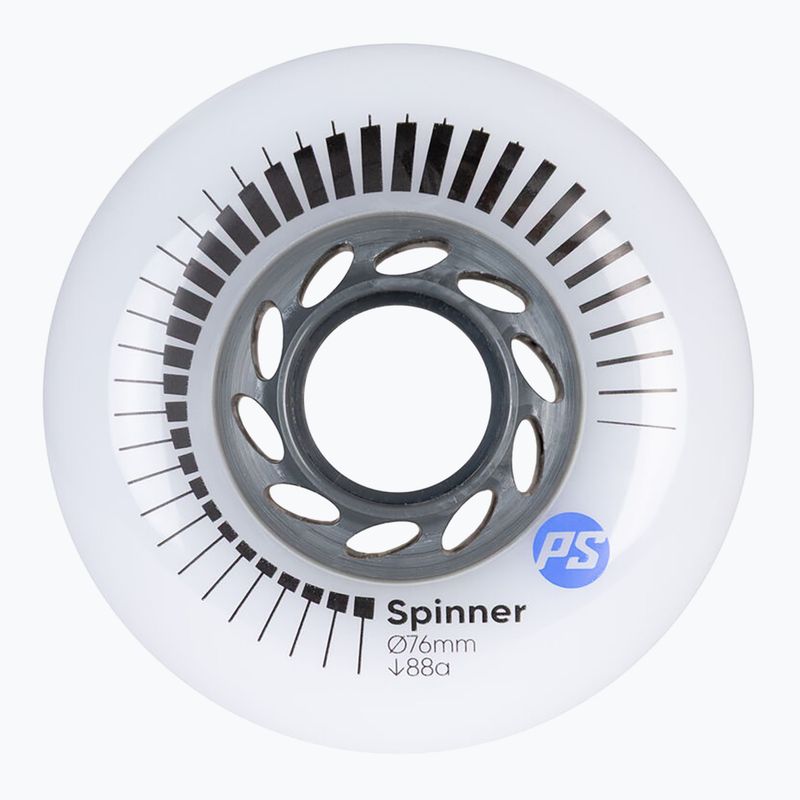 Kolečka na inline brusle Powerslide Spinner 76 mm/88A 4 pcs. white