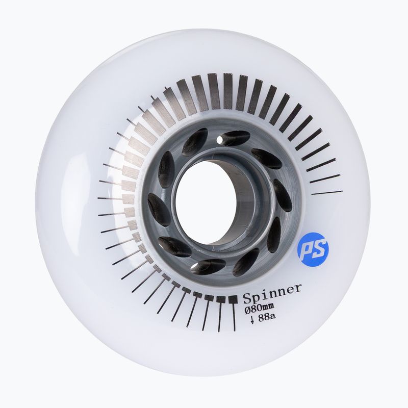 Kolečka na inline brusle Powerslide Spinner 80 mm/88A 4 pcs. white 2