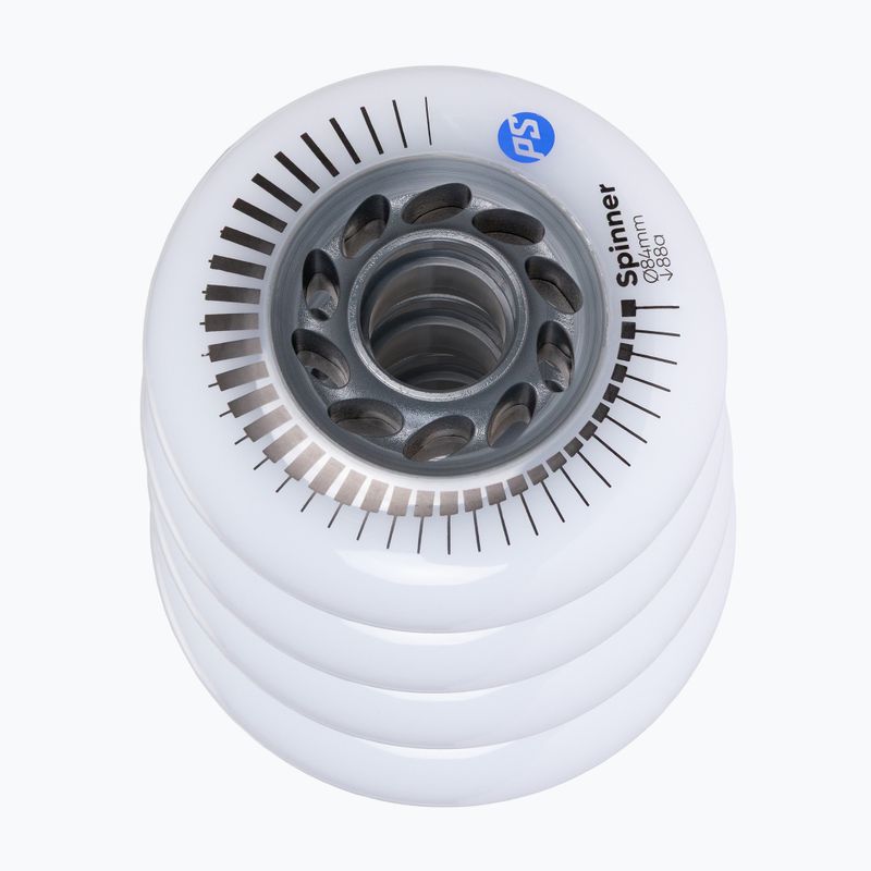 Kolečka na inline brusle Powerslide Spinner 84 mm/88A 4 pcs. white 3