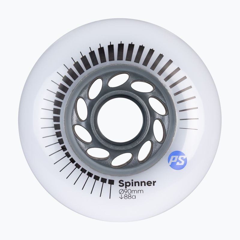 Kolečka na inline brusle Powerslide Spinner 90 mm/88A 4 pcs. white
