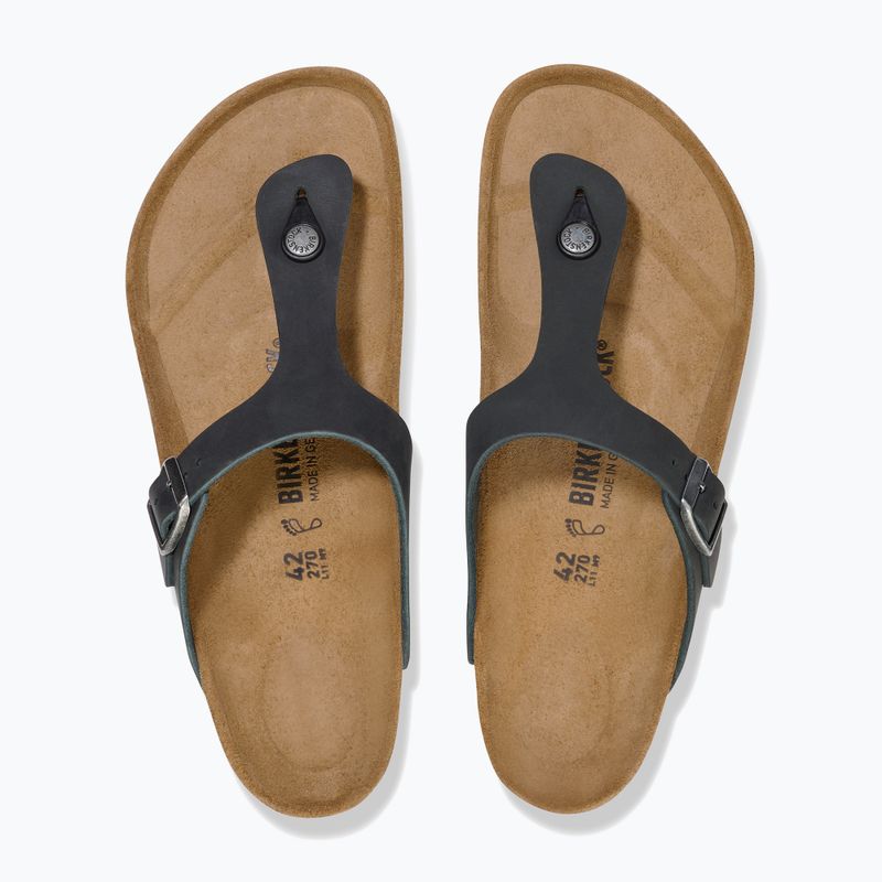 Nazouváky BIRKENSTOCK Gizeh Oiled Leather black 3