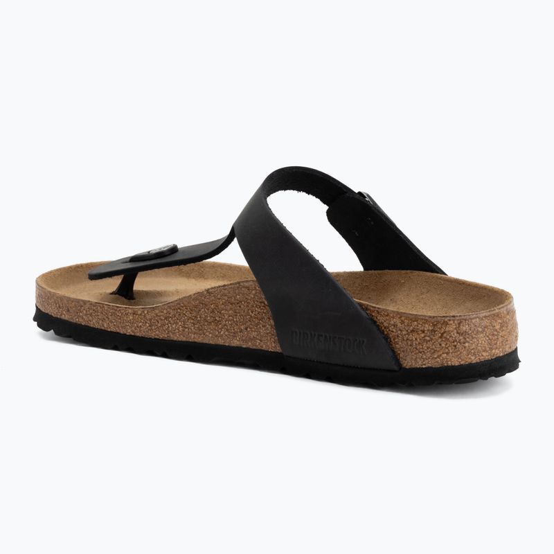 Nazouváky BIRKENSTOCK Gizeh Oiled Leather black 3