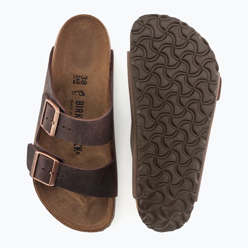 Pantofle BIRKENSTOCK Arizona LEOI Regular habana 9