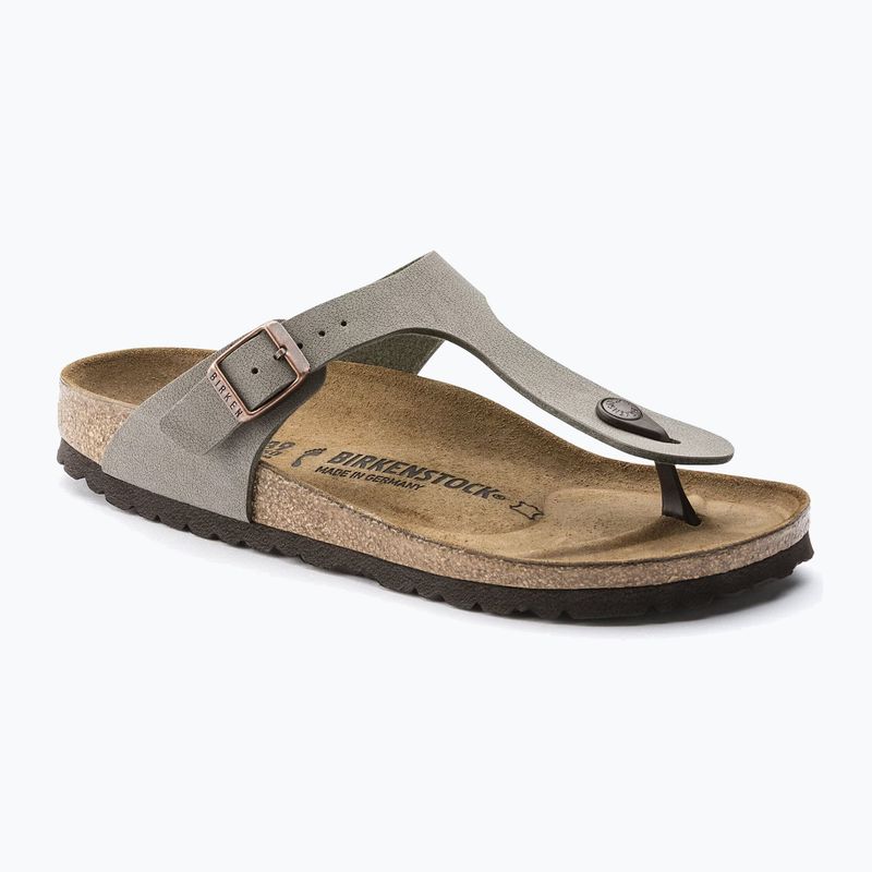 Nazouváky BIRKENSTOCK Gizeh Birkibuc Narrow stone 8