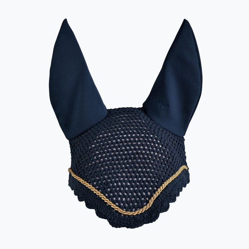 Chrániče sluchu pro koně Eskadron Regular Gold navy blue 340100385380