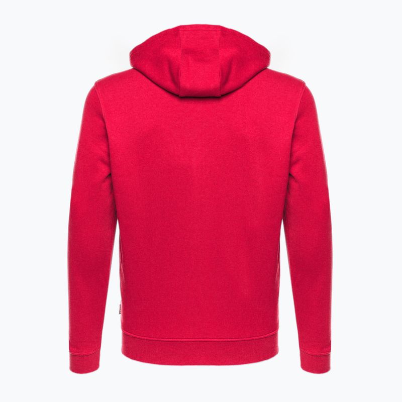 Pánská fotbalová mikina Capelli Basics Adult Zip Hoodie červená 2