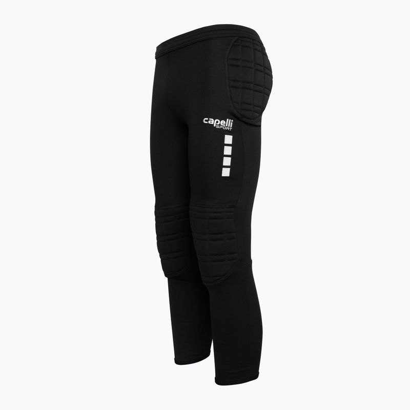 Capelli Basics I Youth Brankářské kalhoty s vycpávkami černá/bílá 3